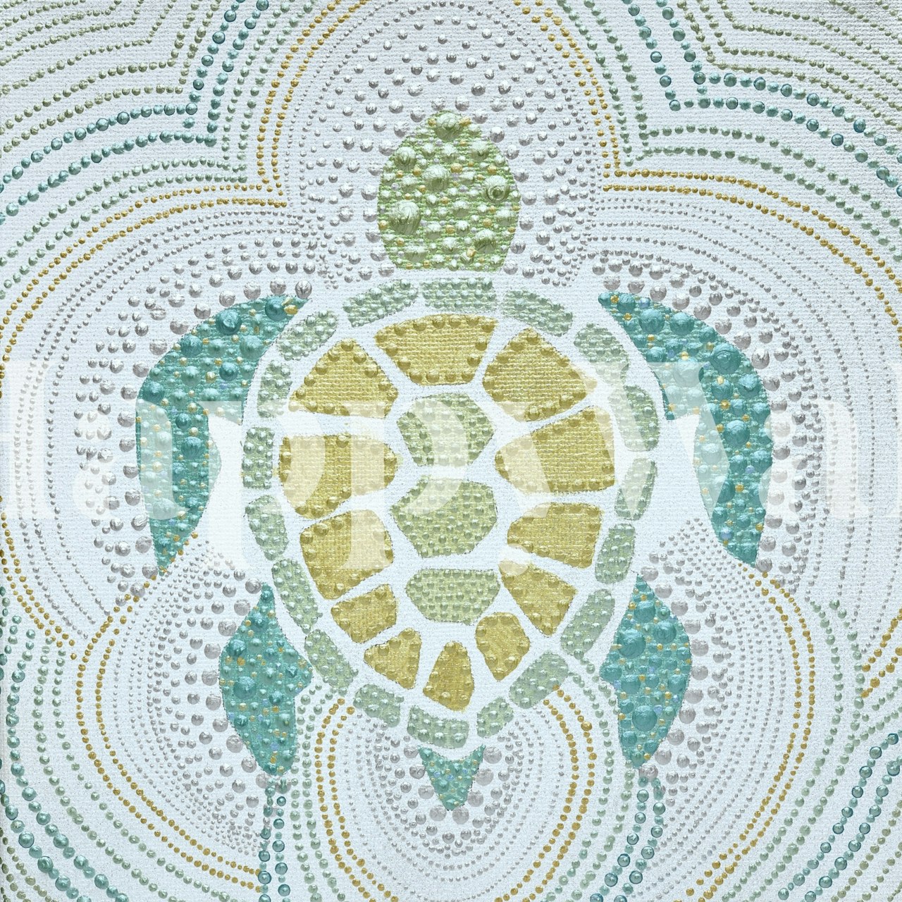 Design tapety Green Sea Turtle v místnosti