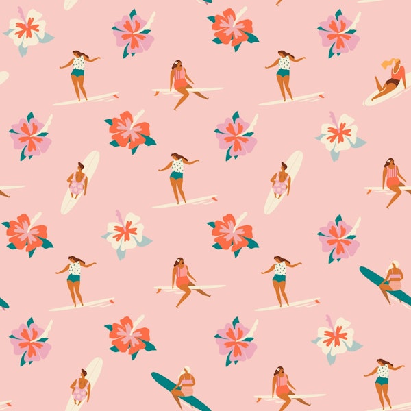 Flower Power surf girls