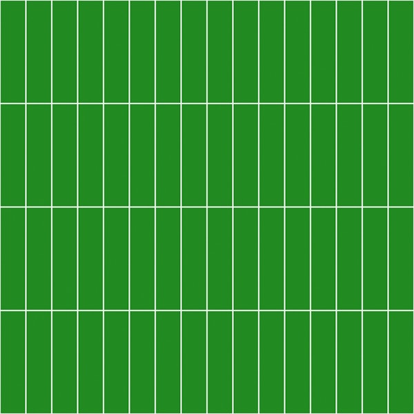 Vertical Grid Pattern - Green and White