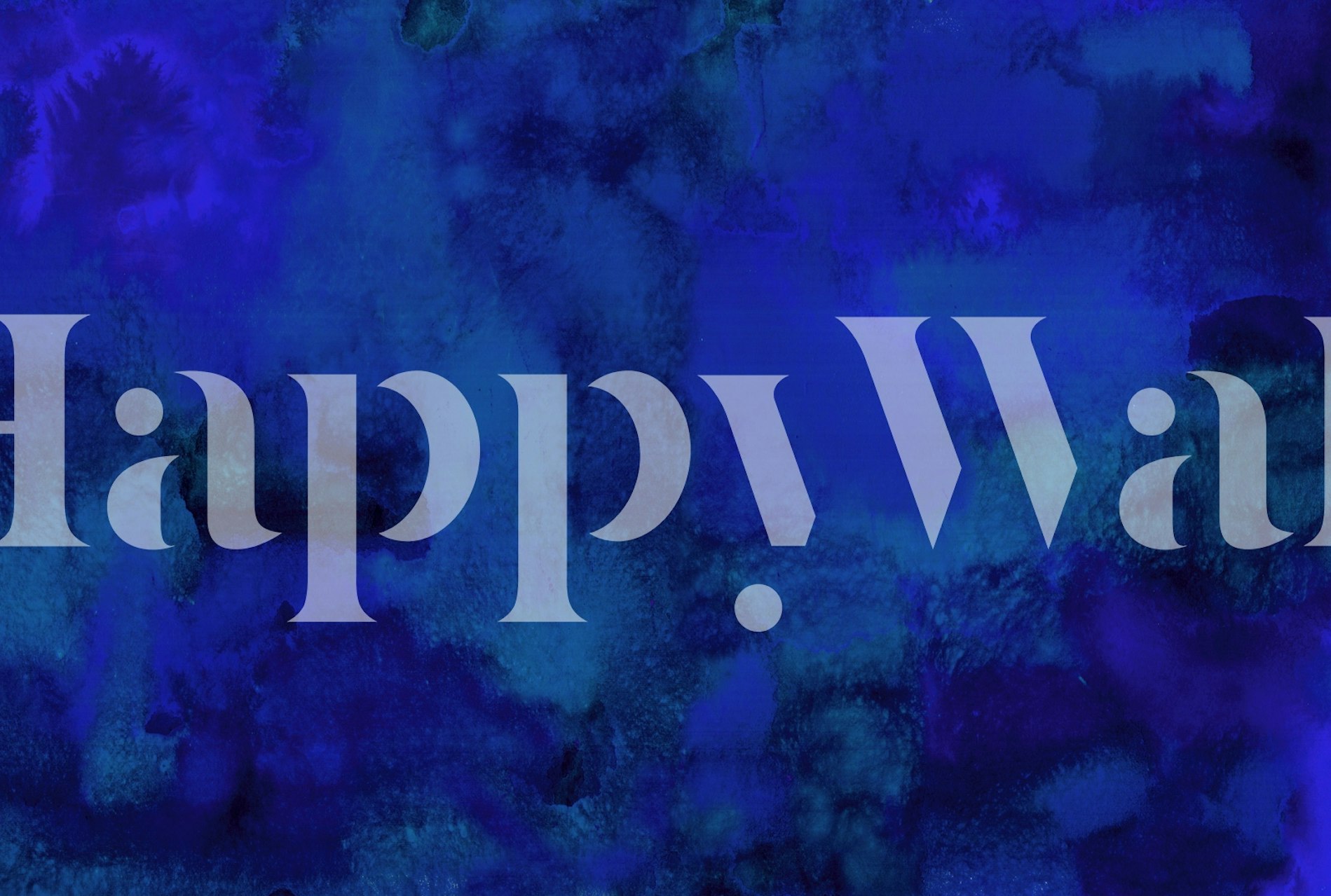 Tapeta Deep Blue Serenity w pokoju