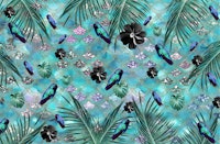 Tropical Jungle Scales Glam 2 papel de parede
