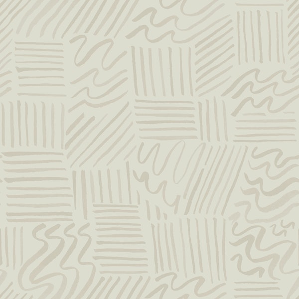 Large Modern Abstract Geometric fun Doodles