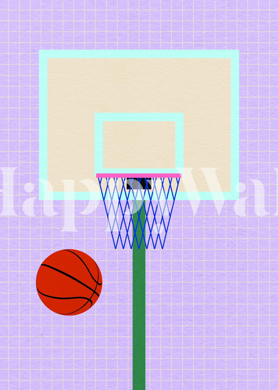 Tapeta New York Basketball w pokoju