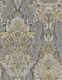 Ornate floral elegance warm grey