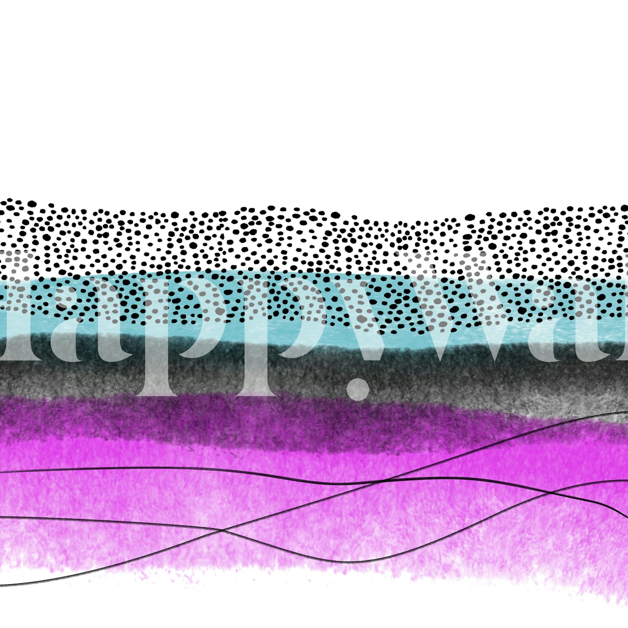 Tapeta Vibrant Horizon w pokoju