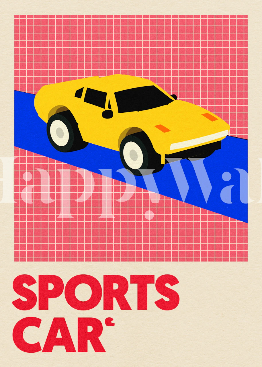 Tapeta Sports Car v pokoji