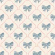 Dreamy Ribbon Scallope Bow in blue