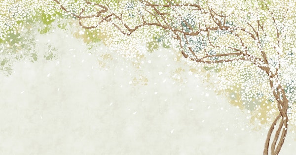 Serene Vintage Flower Art