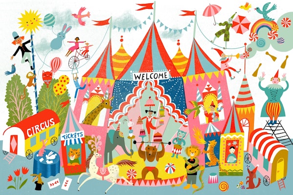my wonderful busy circus world