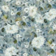 Delicately painted flowers in blue