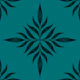 Luxe Tiled Palms - Teal
