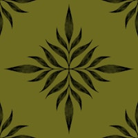 Luxe Tiled Palms - Green wallpaper