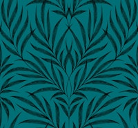 Vintage Luxe Palms - Teal ταπετσαρία