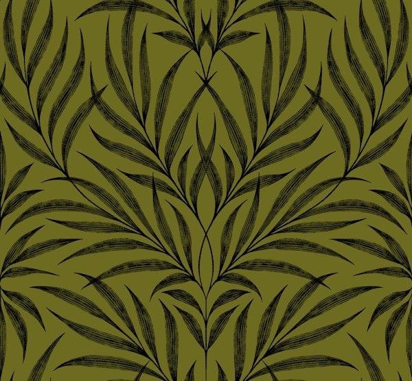 Vintage Luxe Palms - Green