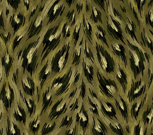 Leopard Print - Olive Green