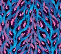 Leopard Print - Blue / Pink tapete