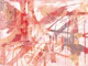 Energetic Typography Art Coral Peach