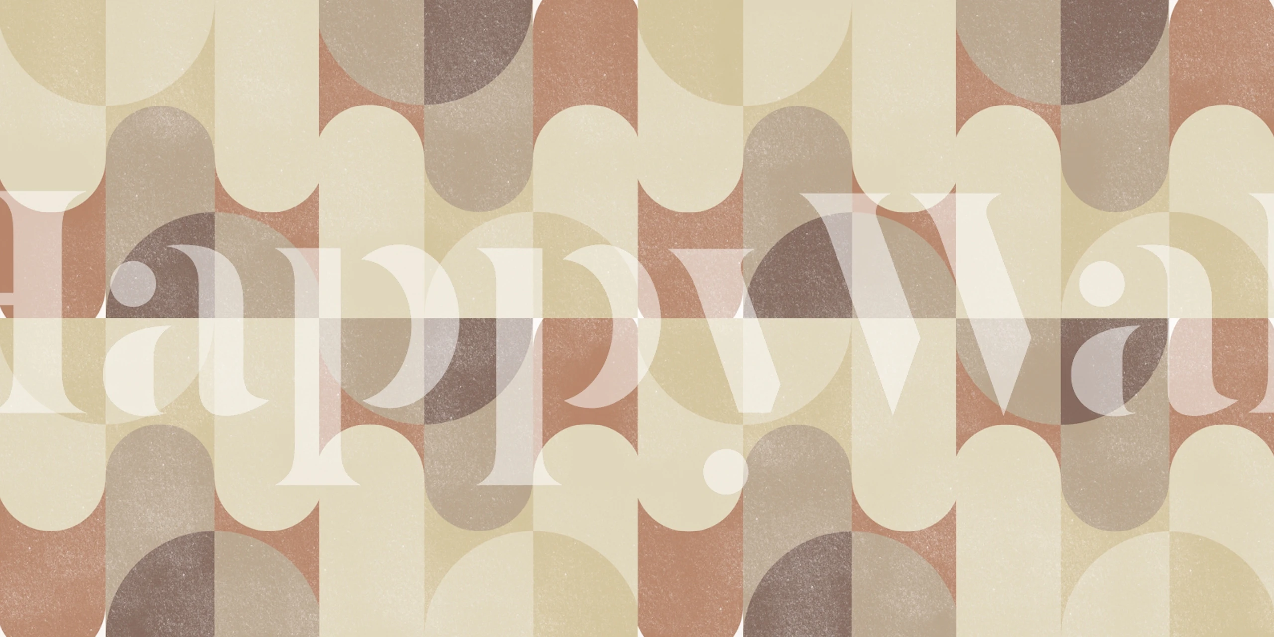 Neutral Tone Symmetry tapetti huoneessa