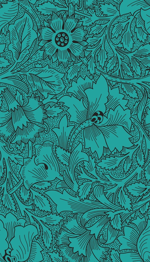 William Morris Poppy or Wreath 2