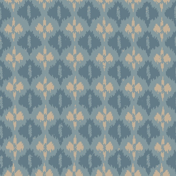 rustic woven diamond texture blue beige