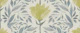 Painted charm nature motif blue