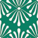Abstract Floral Dark Green