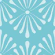 Abstract Floral Turquoise
