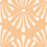Abstract Floral Soft Yellow tapete