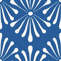 Abstract Floral Blue wallpaper
