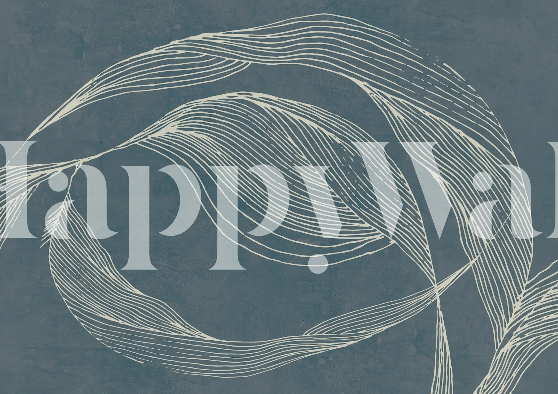 Dancing Lines carta da parati in una stanza