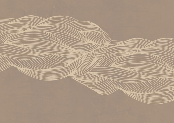 Interlacing in beige