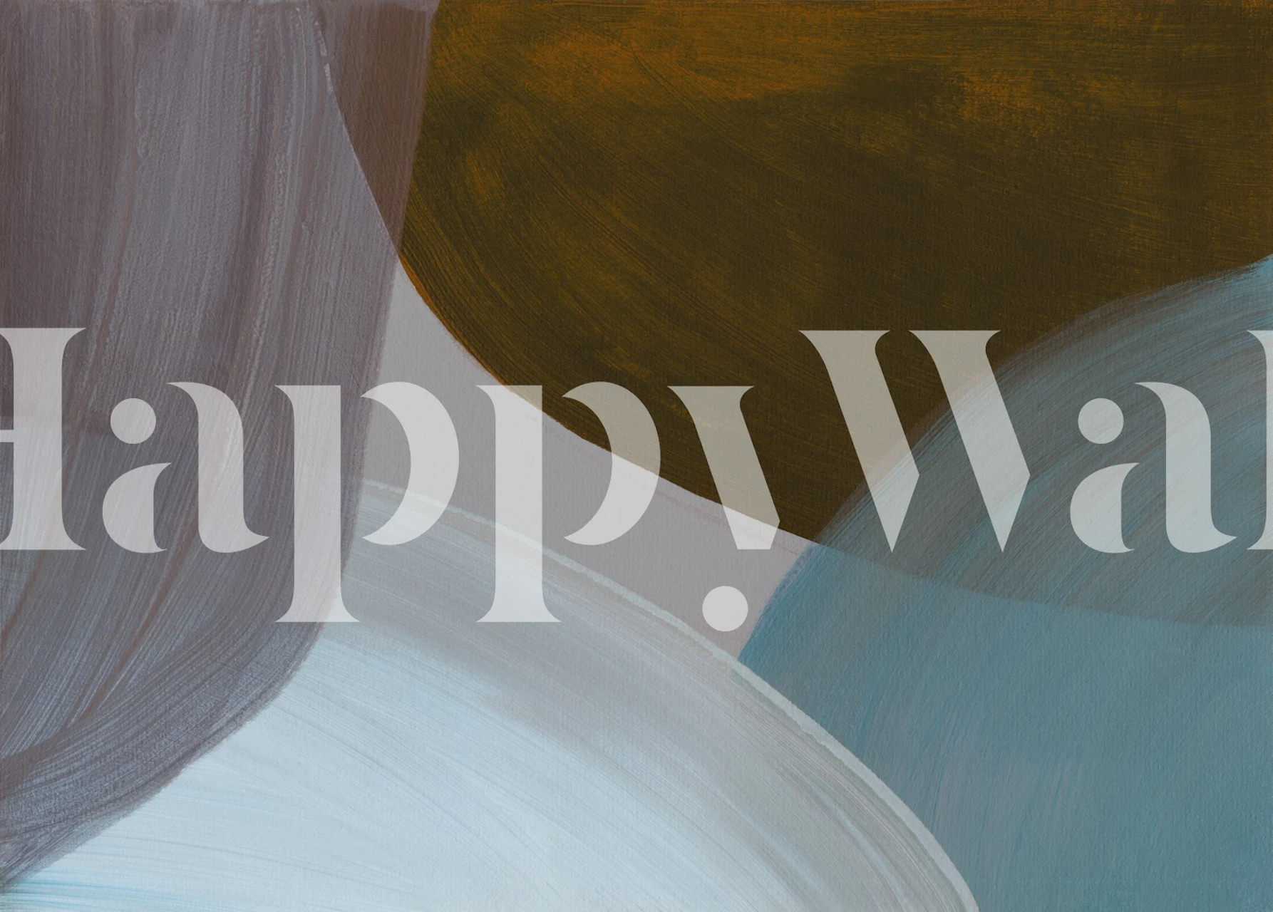 Muted Tones Shapes 3 tapet i et rom