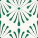 Abstract Floral Beige Darkgreen