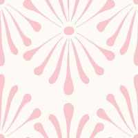 Abstract Floral Beige Soft Pink tapety