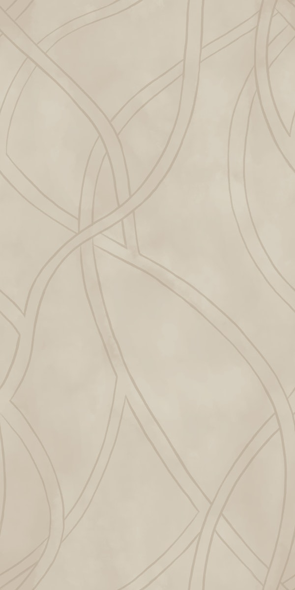 Intertwined Organic Lines in beige
