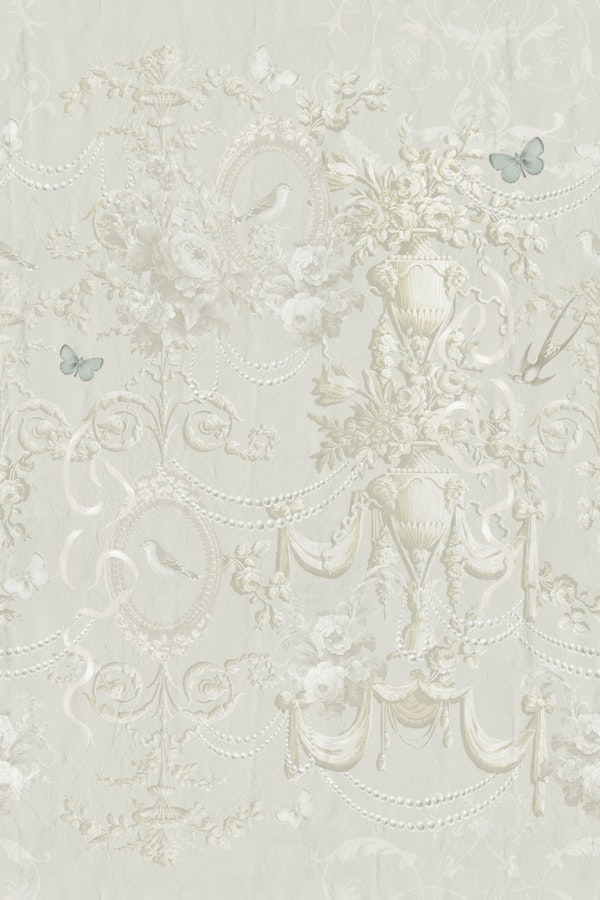 Pastel Ivory Vintage Art