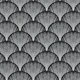 Glamorous Scallop Shells in black
