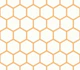 Honeycomb Hexagons Yellow