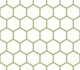 Honeycomb Hexagons Green