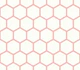 Honeycomb Hexagons Soft Pink