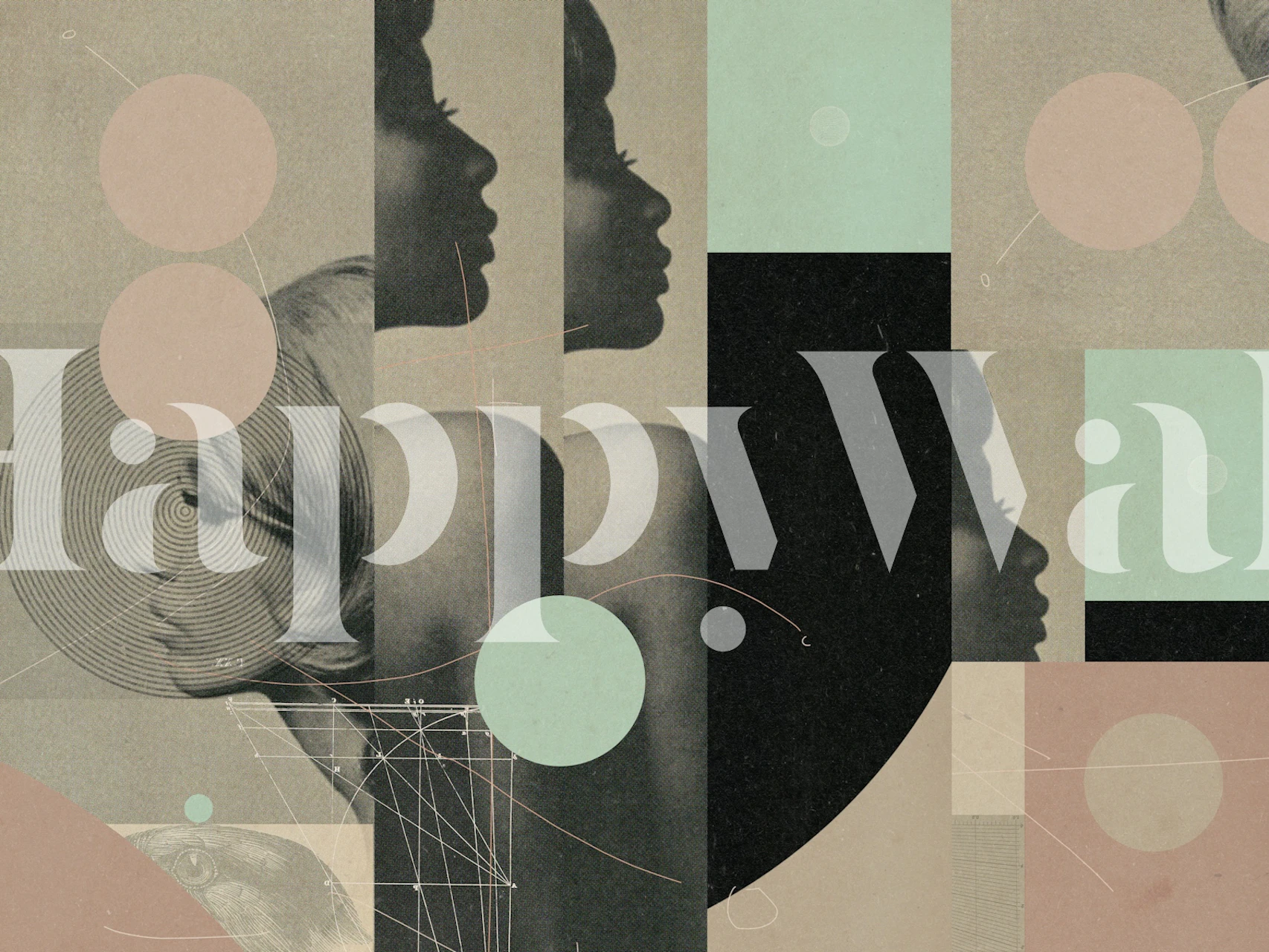 Design della carta da parati Feminence in una stanza