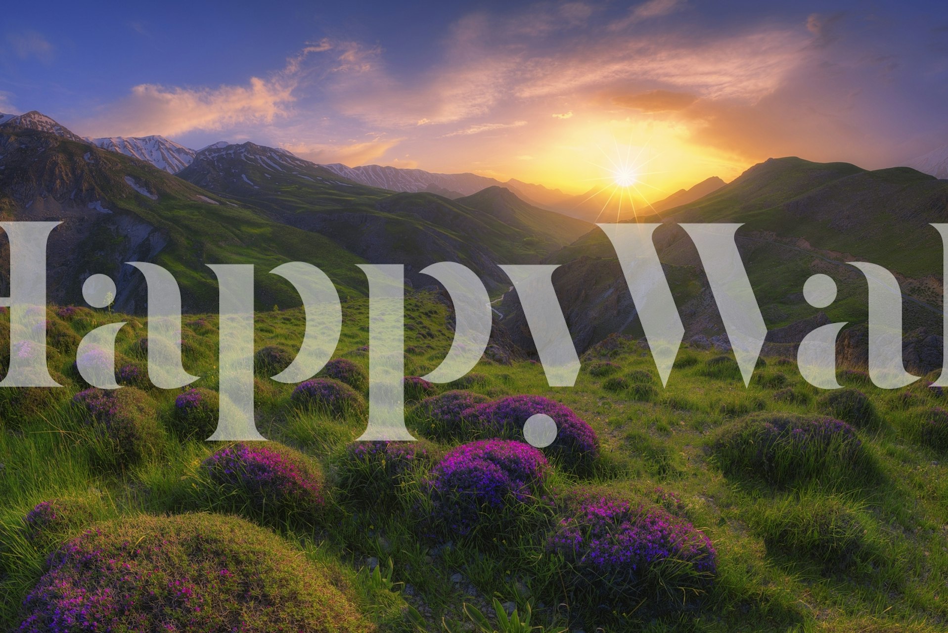 Tapeta krajobrazowa wiosenna w pokoju