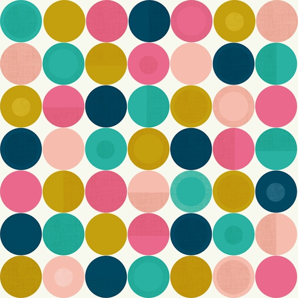 Retro Colorful Circles