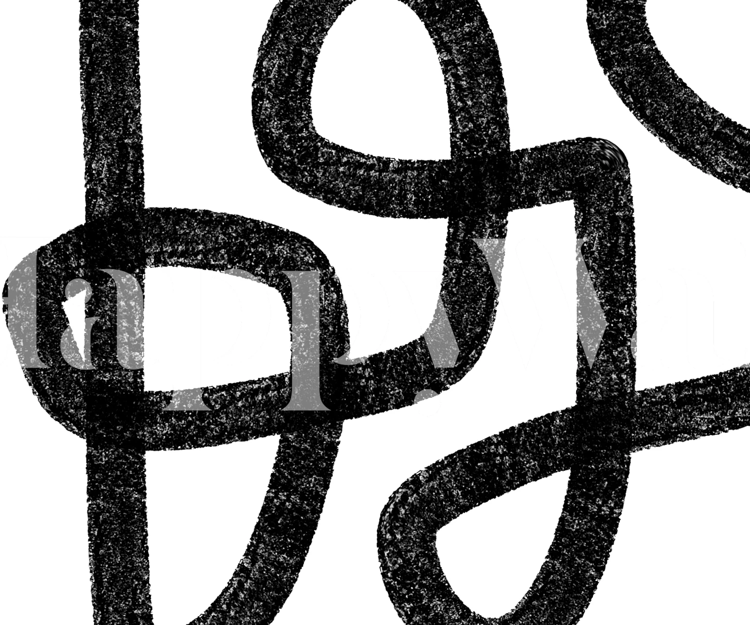 Embrace wallpaper design displayed in a room