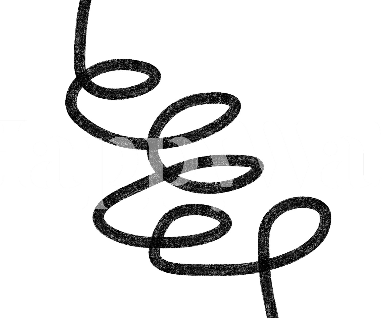 Papier peint Contemporary Loop Art dans une pièce