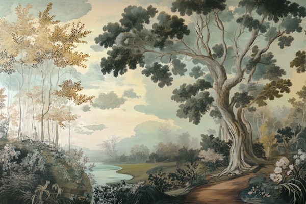 Serene Woodland Scene