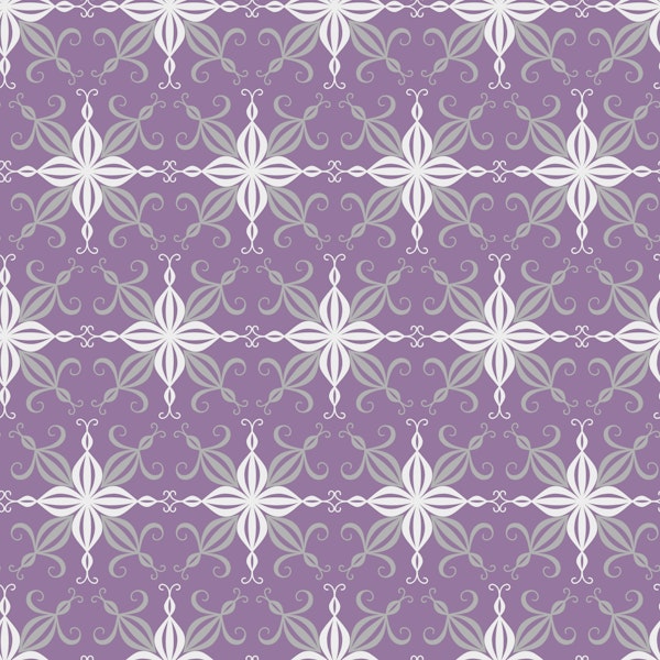 Ornate Lavender Medallion