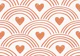 Arches and Hearts Boho Brown