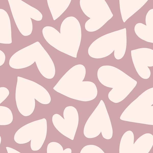 Playful Hearts Moody Pink