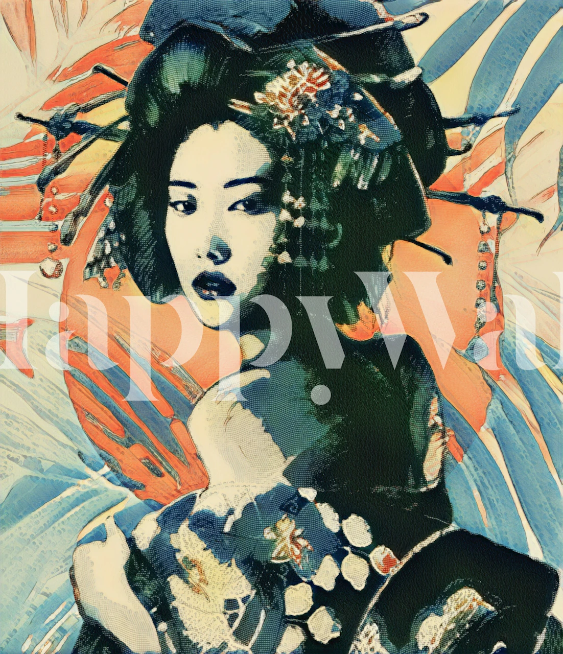 Mami's Portrait papel pintado en una habitación